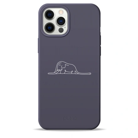 Чохол Pump Silicone Minimalistic Case for iPhone 12 Pro Max - Elephant In A Boa (PMSLMN12(6.7)-1/244)